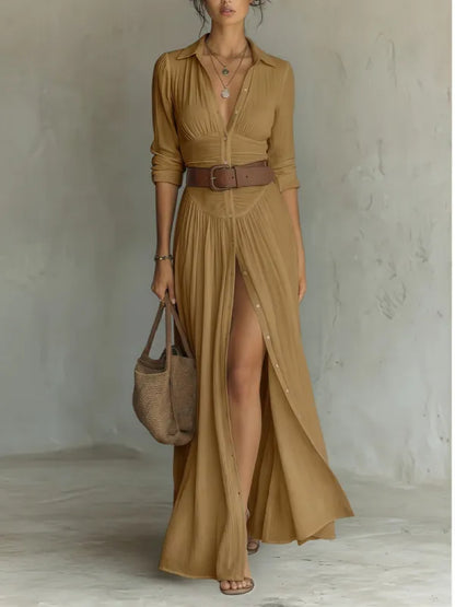 Amara Side Slit Dress