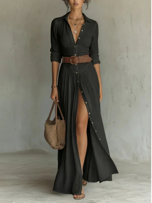 Amara Side Slit Dress