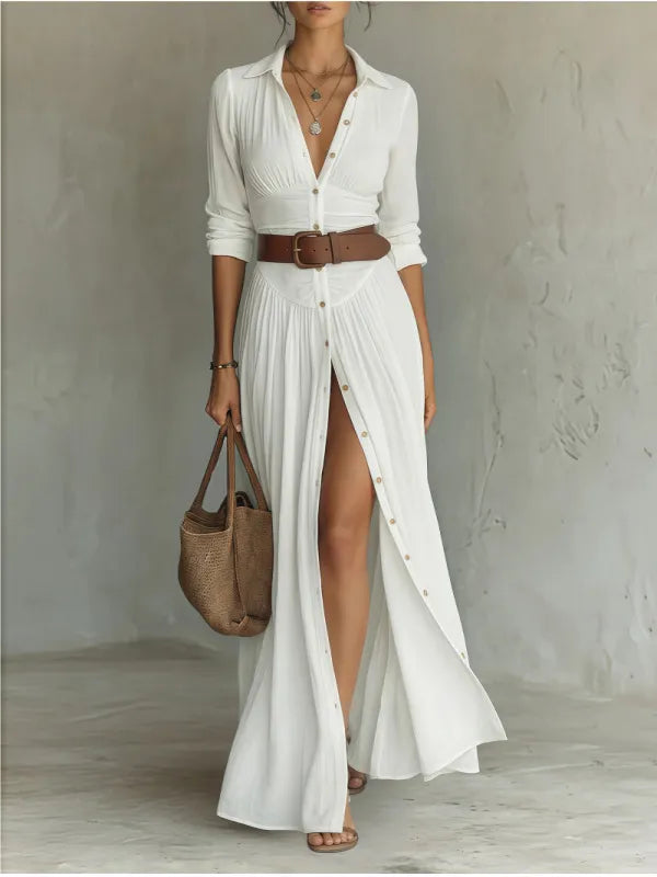 Amara Side Slit Dress